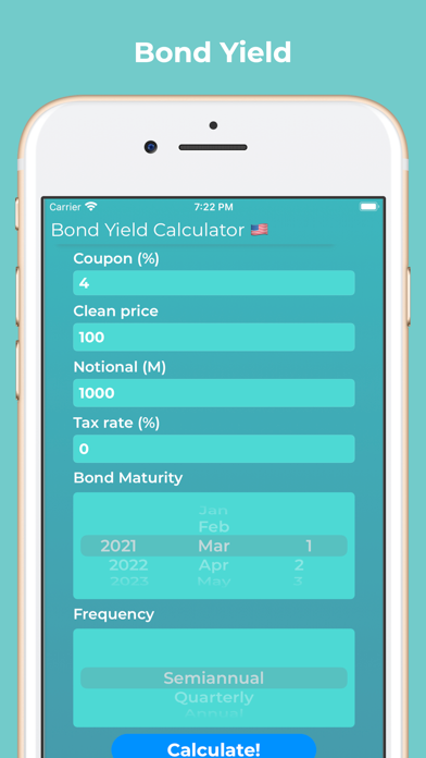 TAP Bond Yield Calculator screenshot 3