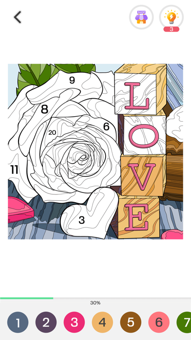 Tap Color Pro: Color By Number screenshot 1