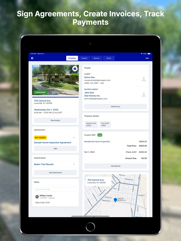 Tap Inspect - Home Inspections screenshot 4