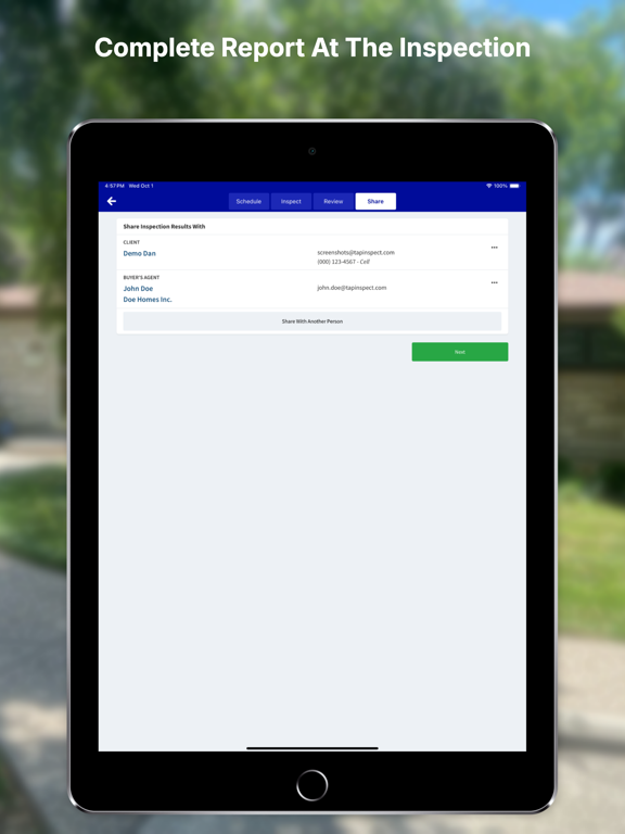 Tap Inspect - Home Inspections screenshot 1