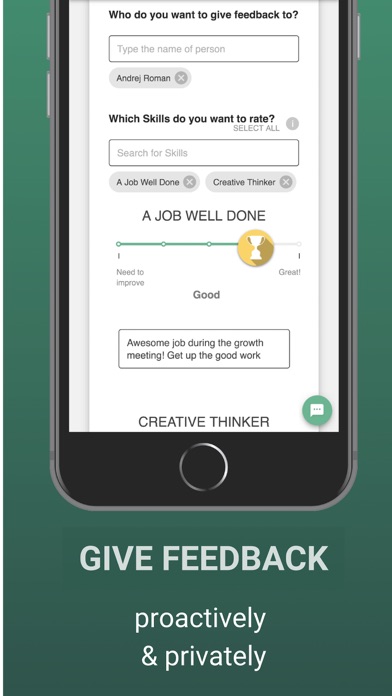 Tap My Back - Feedback App screenshot 5