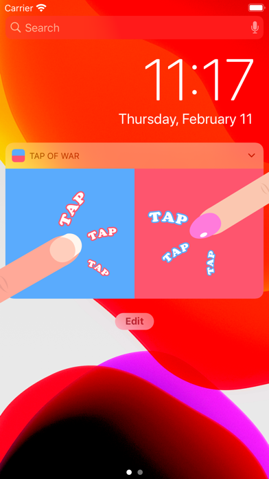 Tap of War - Widget Game screenshot 1