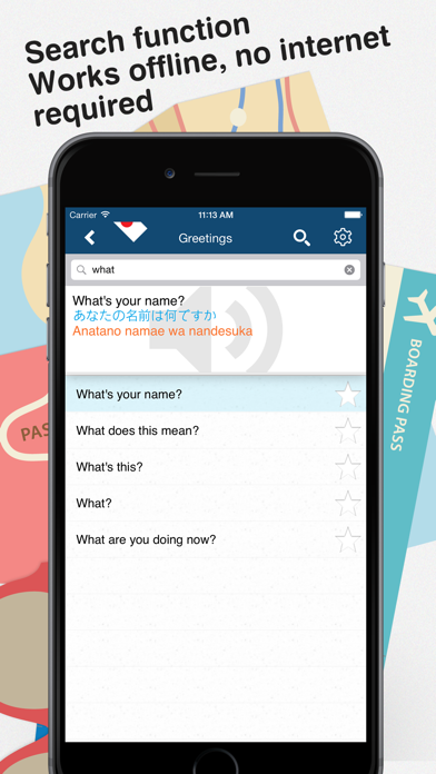 Tap & Say - Travel Phrasebook screenshot 1