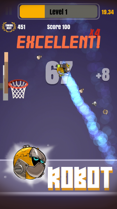 Tap Shots - dunk shot on fire screenshot 2
