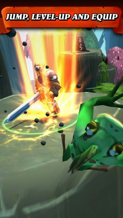 Tap Tap Warriors: Nonstop Jump RPG screenshot 4