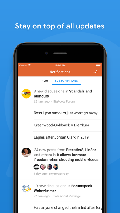 Tapatalk - 200,000+ Forums screenshot 1