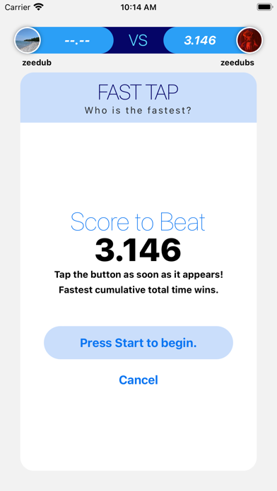 TapBack - Reaction Time Games screenshot 1