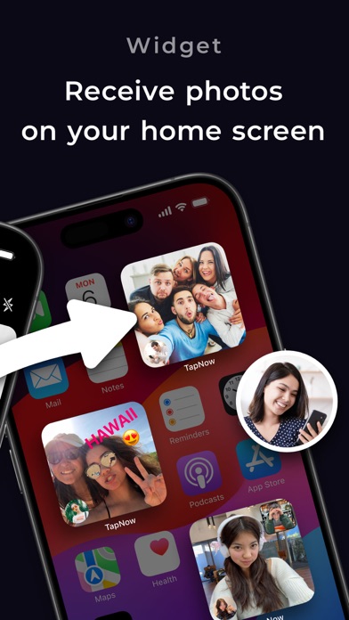 TapNow. Friends on homescreen. screenshot 7