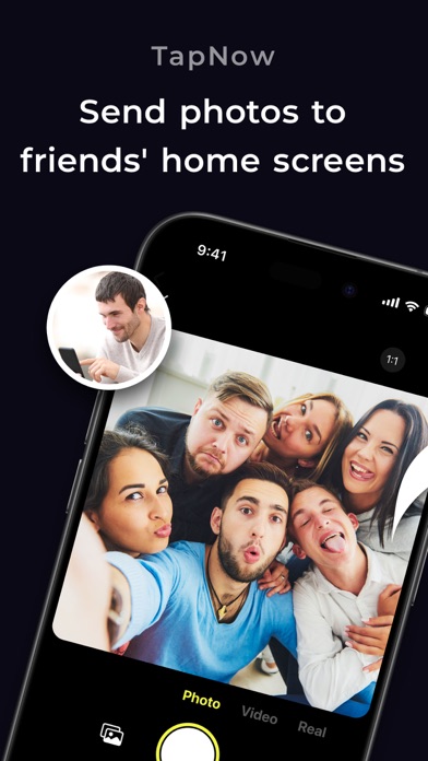 TapNow. Friends on homescreen. screenshot 8