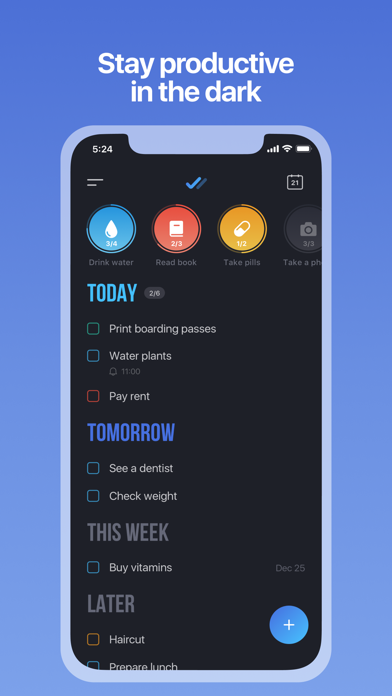 Tappsk: ToDo & Habit Tracker screenshot 2