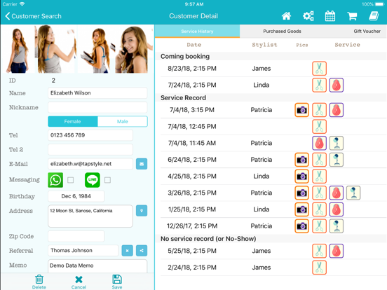 TapStyle for Hair Salon screenshot 8