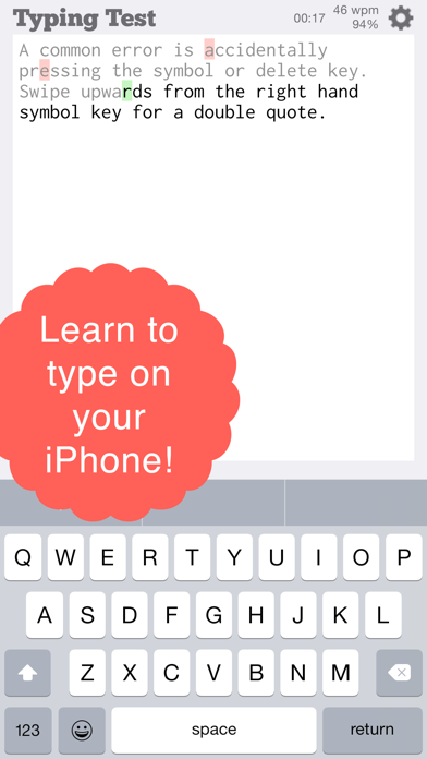 TapTyping - typing trainer suite screenshot 5