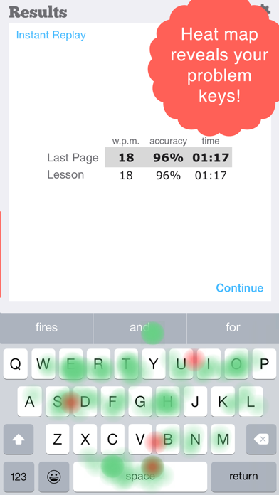 TapTyping - typing trainer suite screenshot 3
