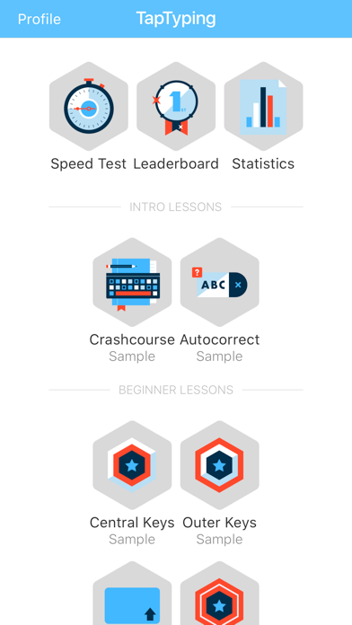 TapTyping - typing trainer screenshot 4