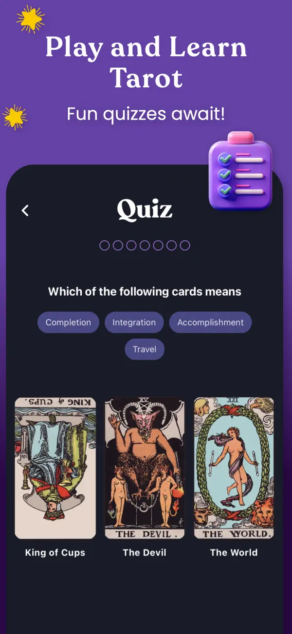 Tarot Card Meanings & Reading screenshot 1