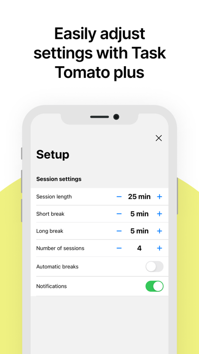 Task Tomato: Focus Time & Work screenshot 2
