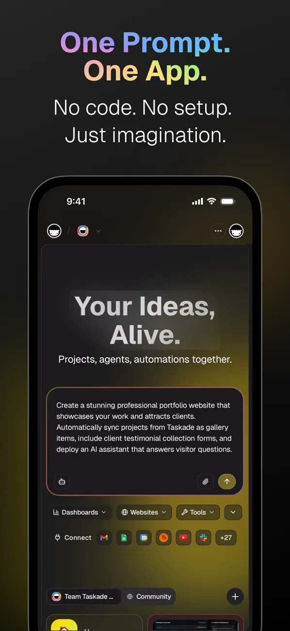 Taskade: AI Apps & Agents screenshot 5