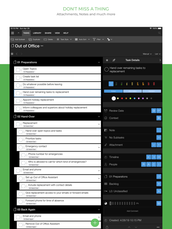 Taskfabric Projects & Tasks screenshot 5