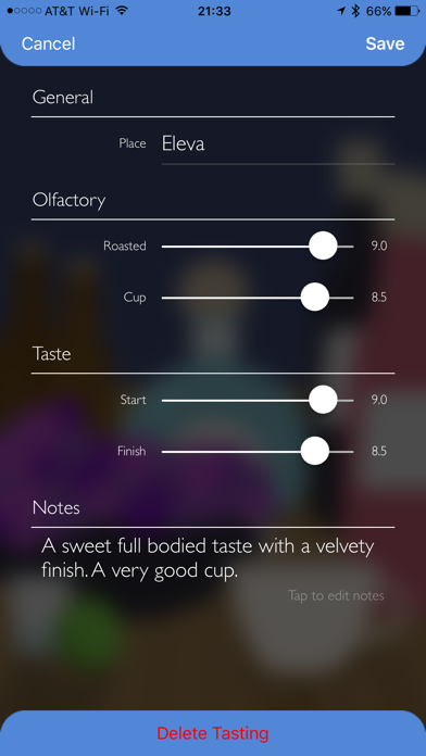 TasteBuddy - Tasting Journal screenshot 1
