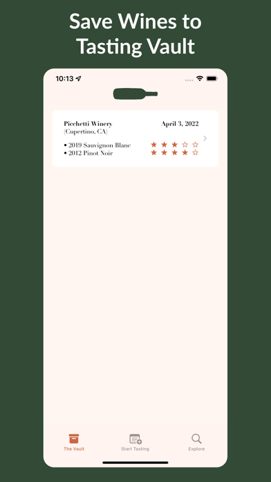 Tasting Vault: Wine Tracker screenshot 1