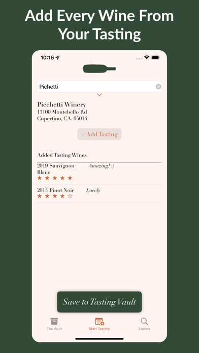 Tasting Vault: Wine Tracker screenshot 2