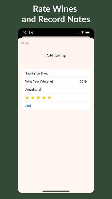 Tasting Vault: Wine Tracker screenshot 3
