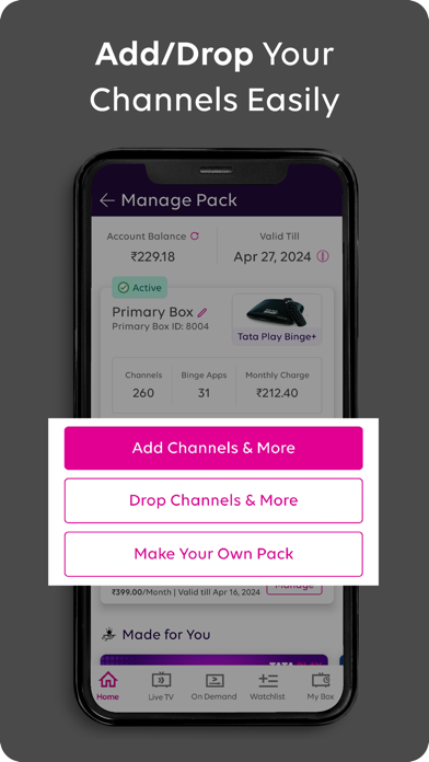 Tata Play - Live TV & DTH Pack screenshot 3