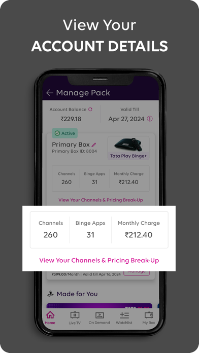 Tata Play - Live TV & DTH Pack screenshot 4