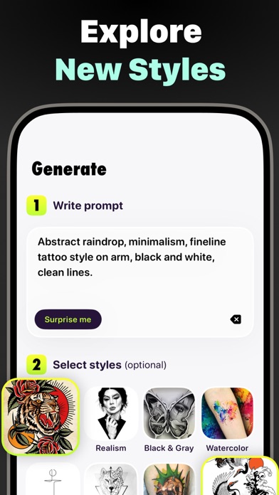 Tattoo AI: Generator & Maker screenshot 3
