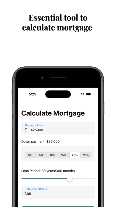 Tax & Mortgage: Estimator screenshot 2
