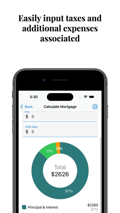Tax & Mortgage: Estimator screenshot 1