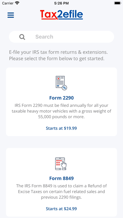 Tax2efile screenshot 5