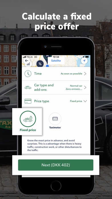 TAXA 4x35 - Easy taxi booking screenshot 5