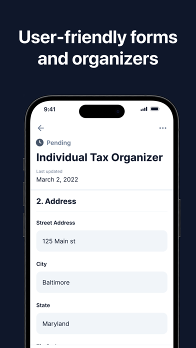 TaxDome Client Portal screenshot 1
