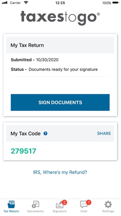 TaxesToGo screenshot 4