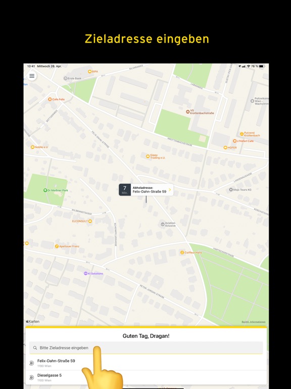 Taxi 40100 zum Fixpreis fahren screenshot 7
