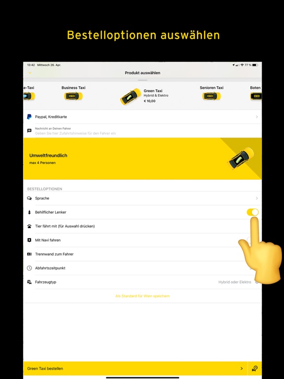 Taxi 40100 zum Fixpreis fahren screenshot 4