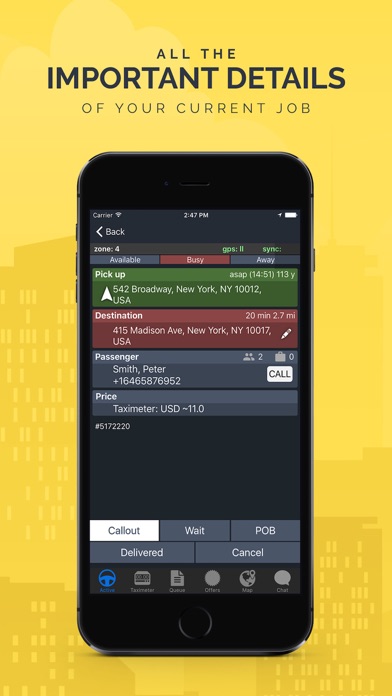 TaxiCaller - driver screenshot 3