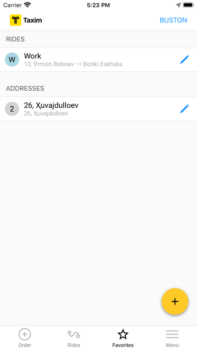 Taxim - order a taxi screenshot 1