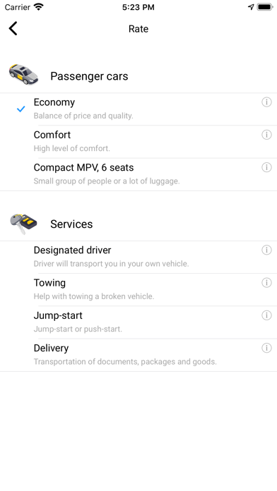 Taxim - order a taxi screenshot 3