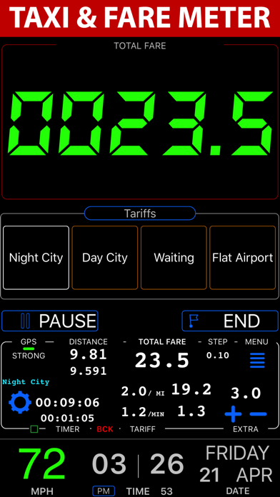 Taximeter. GPS taxi cab meter. screenshot 5