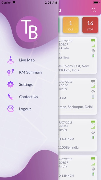TB Track - Vehicle Tracking screenshot 2