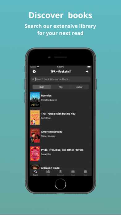 TBR - Bookshelf screenshot 1