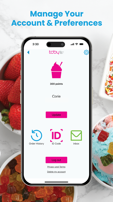 TCBY Frozen Yogurt screenshot 2