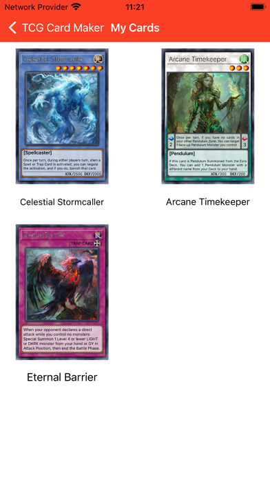 TCG Card Maker for YuGiOh screenshot 1