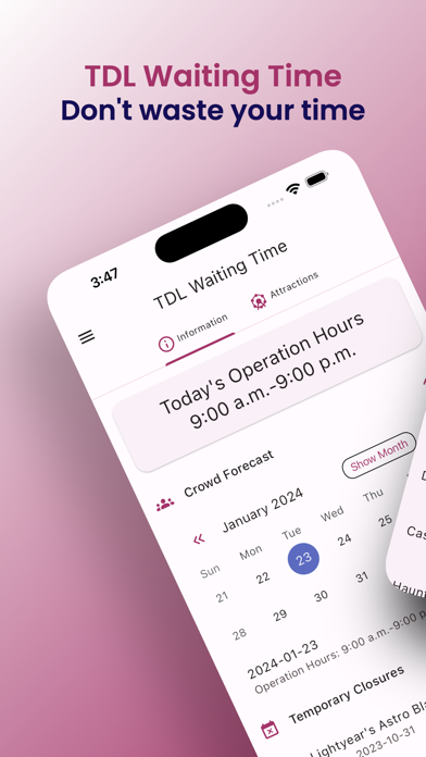 TDL Waiting Time (Unofficial) screenshot 5