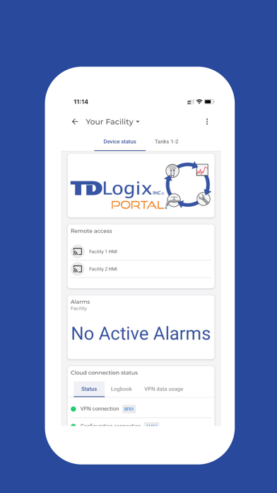 TDLogix Portal screenshot 1