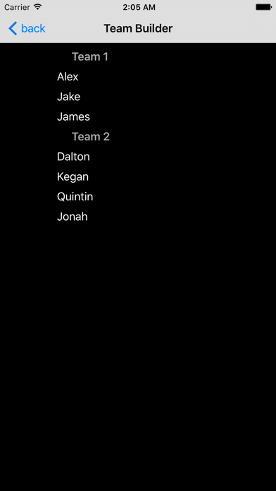 Team Builder screenshot 4