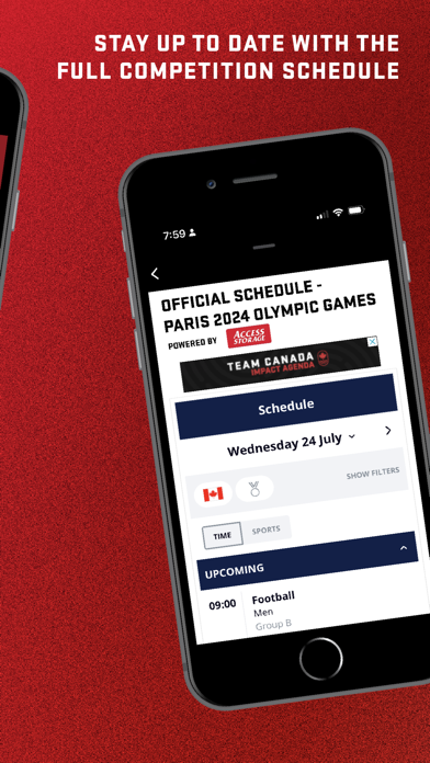 Team Canada Olympic App screenshot 2