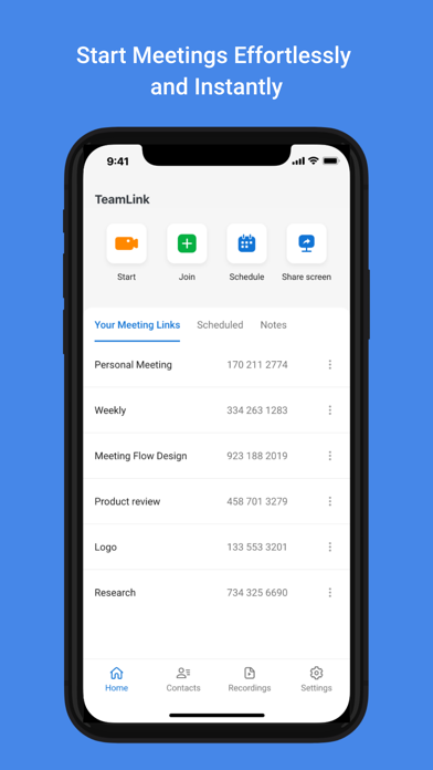 TeamLink Video Conferencing screenshot 1